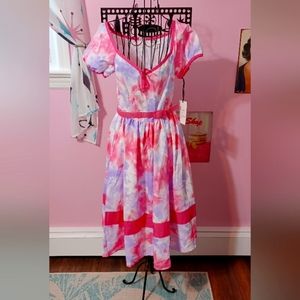 NEW Unique  Vintage Summer Dress Small 4